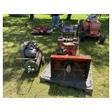 Americana snowblower and air compressor