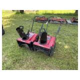 2 - Toro CCR 1000E Snow Blowers 2 - Toro CCR 1000E Snow Blowers