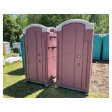 2 - Synergy World Maroon Portable Toilets