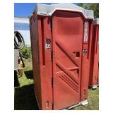 Red Synergy World Portable Toilet