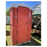 Red Synergy World Portable Toilet