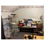 Craft supplies and racks