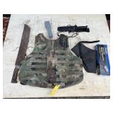 Flak Jacket, Knives, Metal Detector, Prod Flak Jacket, Knives, Metal Detector, Prod