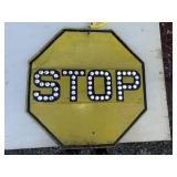 Cat Eye Yellow Stop Sign Cat Eye Yellow Stop Sign