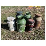 6 milk cans 6 milk cans