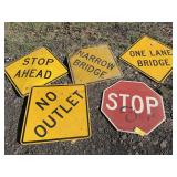 5 street signs 5 street signs