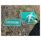 Cockaigne signs Cockaigne signs