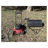 Craftsman lawn roller and toro push mower Craftsman lawn roller and toro push mower