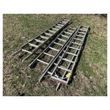 3 extension ladders 3 extension ladders