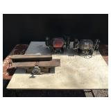 2 Bench Grinders and 4' Jointer 2 Bench Grinders and 4' Jointer