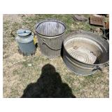 Galvanized buckets Galvanized buckets