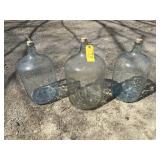 3 Glass Carboys 3 Glass Carboys