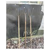 3 - 3 Tine Pitchforks 3 - 3 Tine Pitchforks