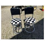 Pair of Swivel Bar Stools Pair of Swivel Bar Stools