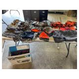 Miscellaneous hunting clothes and accessories