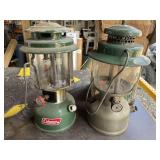 Pair of Coleman lanterns