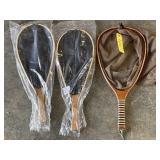 3 wood trout nets 3 wood trout nets