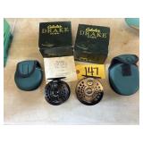 Pair of Cabela's Drake 2 and 3 Fly Reels Pair of Cabela's Drake 2 and 3 Fly Reels