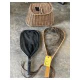 2 trout nets and creek 2 trout nets and creek