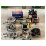 9-Vintage fishing reels 9-Vintage fishing reels