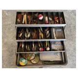 Umco tackle box with contents Umco tackle box with contents