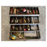 Umco tackle box with contents