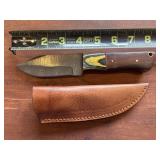 Handmade Damascus Steel Knife w/ Custom Handle Handmade Damascus Steel Knife w/ Custom Handle