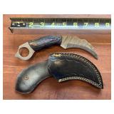Handmade Damascus Steel Knife w/ Custom Handle Handmade Damascus Steel Knife w/ Custom Handle