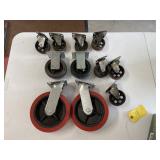 5 sets of casters