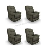 4 - Conen Rocker Recliner 20516B Wood