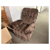 McGinnis Space Saver Recliner 19666B Chocolate