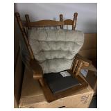 Giselle Glide Rocker w/ Ottoman 20519 Oat