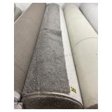 Grey Multi Plush Carpet Roll