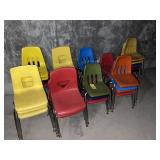 38 wood & plastic childrenï¿½s chairs