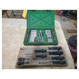 SK 3/8 in. Drive socket set and SK screwdrivers