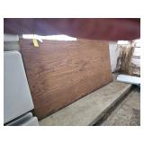 Plywood and saw horses