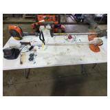 Stihl Cordless and Husqvarna Gas Weedwackers