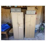 Metal cabinets and small file cabinets