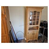 Oak Corner Cabinet