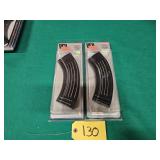 2 - Ruger Mini-30 7.62x39 Magazines