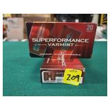 40 - Hornady 204 Ruger 40gr. Ammo