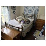 Full size bed with frame