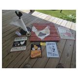 Chicken and Sign Lot