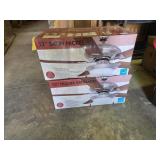 2 New 52 in. Satin Nickel Ceiling Fans