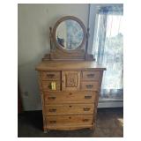 Oak Spoon Carved Dresser