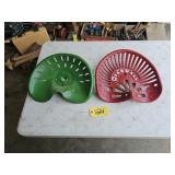 2 Cast Iron Tractor Seats