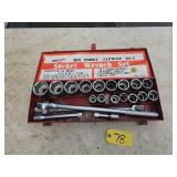 3/4in Drive Socket Wrench Set