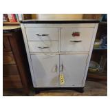 Walters Mfg. Co. Porcelain Top Metal Cabinet