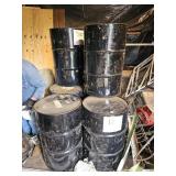 9 - Empty 55 Gallon Metal Barrels