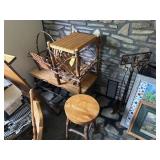 4piece wood furniture set